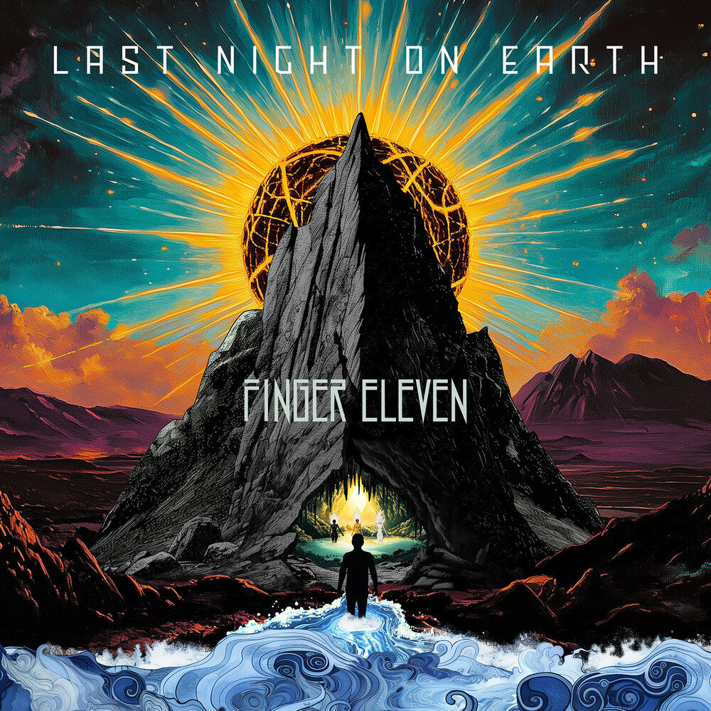 the album cover for Finger Eleven - Last Night On Earth [Silver Colored Vinyl]