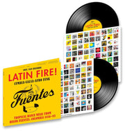 the album cover for Soul Jazz Records Presents - Latin Fire Cumbia Salsa Afro-Funk: Tropical Dance