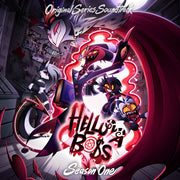 the album cover for Helluva Boss: Season 1 - O.S.T. (Blk) (Colv) (Red) - Helluva Boss: Season 1 - O.S.T. [ Blood Splatter Vinyl]