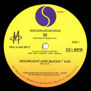 M (2) : Moonlight And Muzak (12", Promo)