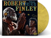 the album cover for Robert Finley - Hallelujah! Don't Let The Devil Fool Ya  [Yellow / Black Splatter vinyl]