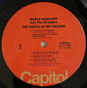 Merle Haggard And The Strangers (5) : The Roots Of My Raising (LP, Album, Club, San)