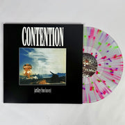 the album cover for Contention - Artillery From Heaven - Neon Splatter [Colored Vinyl]