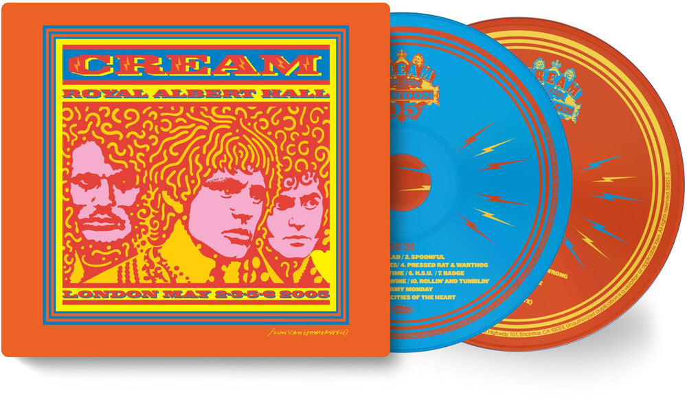 the album cover for Cream - Royal Albert Hall London May 2-3-5-6 2005 (Live)