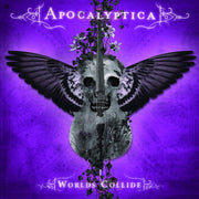 the album cover for Apocalyptica - Worlds Collide