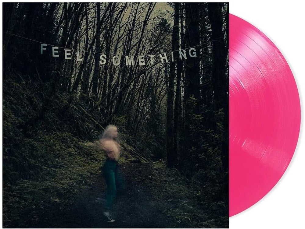 the album cover for Movements - Feel Something [Neon Coral Vinyl]