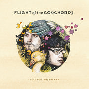 the album cover for Flight Of The Conchords - I Told You I Was Freaky [Indie Exclusive Metallic Purple] 