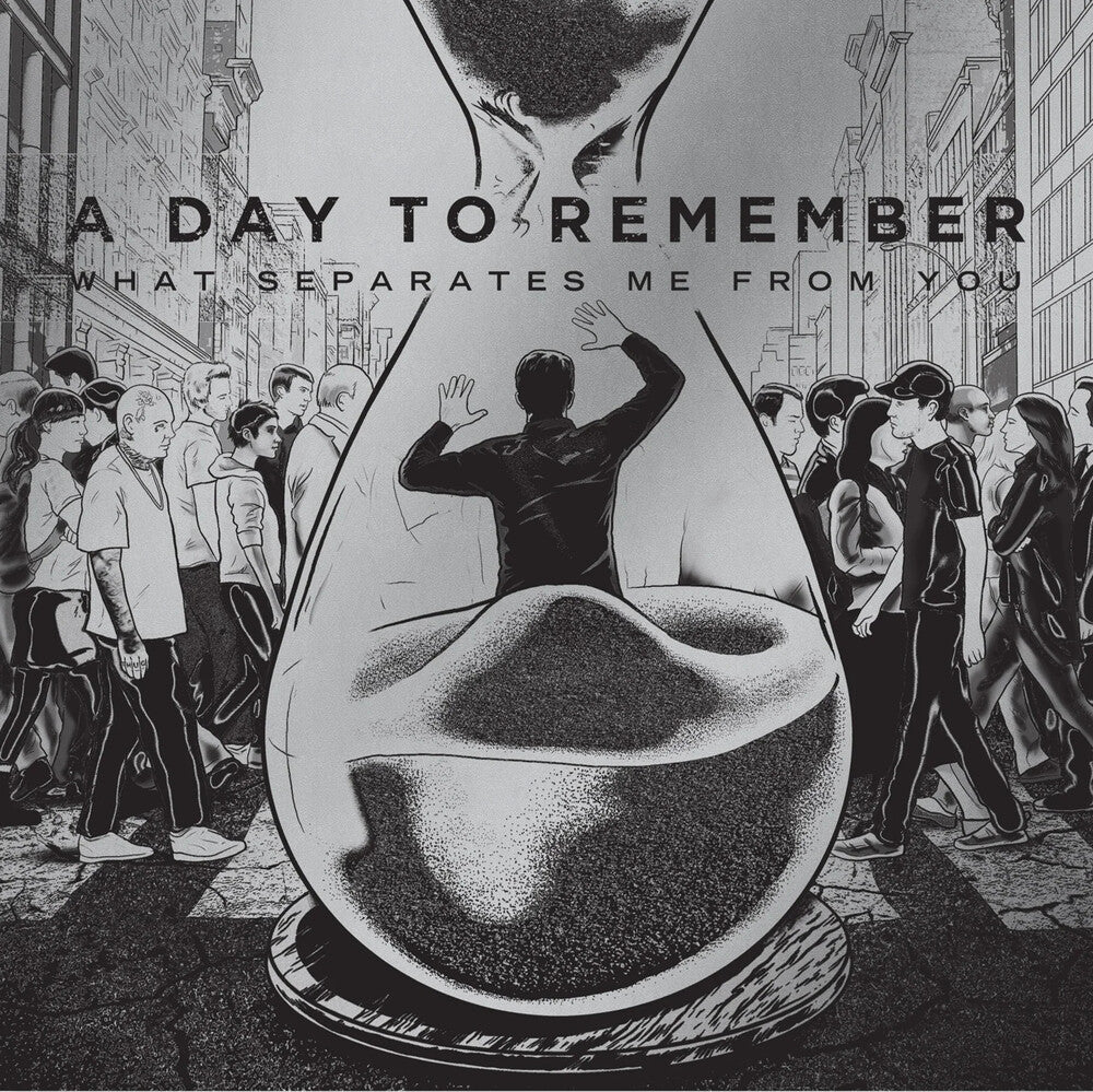 the album cover for A Day To Remember - What Separates Me From You (15th Anniversary) -  [Transparent Sea Glass vinyl]