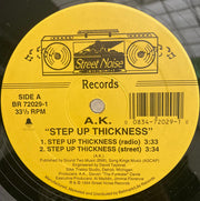 A.K. (38) : Step Up Thickness (12")