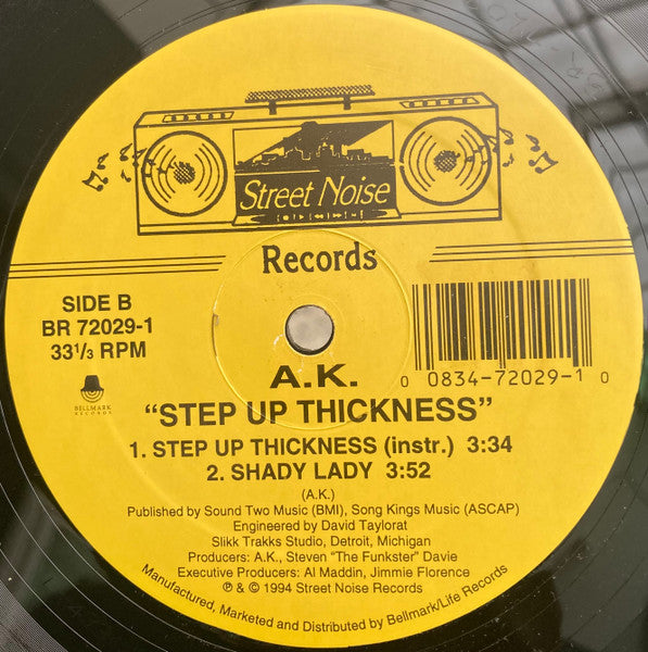A.K. (38) : Step Up Thickness (12")