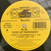A.K. (38) : Step Up Thickness (12")