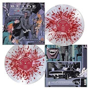 the album cover for Mark Isham - Blade (Original Soundtrack) [Blood Splatter Clear vinyl]