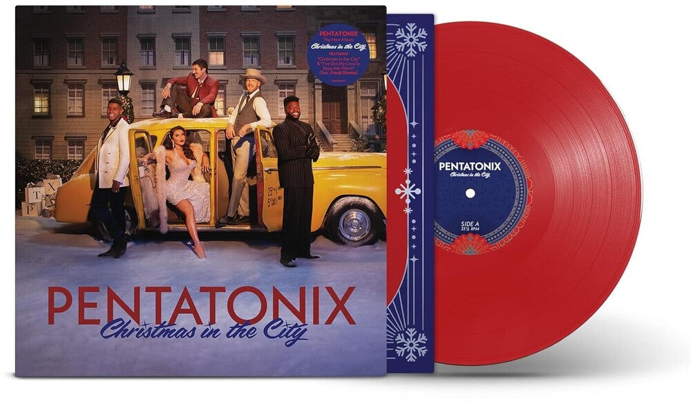 the album cover for Pentatonix - Christmas in the City [Red Brick LP]