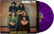 the album cover for Humble Pie - Sunset Blvd 1969 [Purple Marble LP]