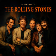 the album cover for The Rolling Stones - Rock N Roots Of [Clear Vinyl]