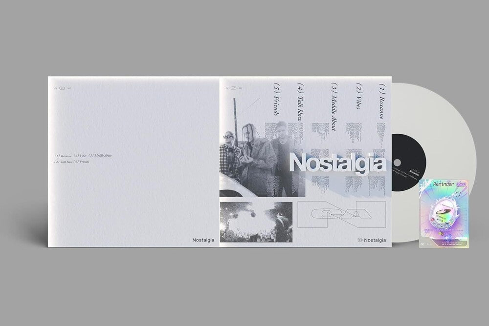 the album cover for Chase Atlantic - Nostalgia [Translucent Orange/Brown Splatter]
