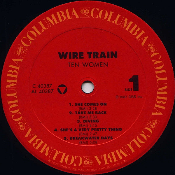 Wire Train : Ten Women (LP, Album, Car)