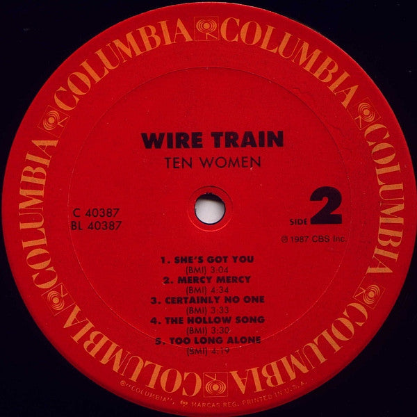 Wire Train : Ten Women (LP, Album, Car)