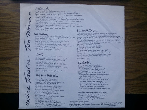 Wire Train : Ten Women (LP, Album, Car)