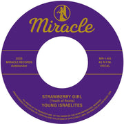the album cover for Young Israelites - Strawberry Girl B/W Stay By My Side