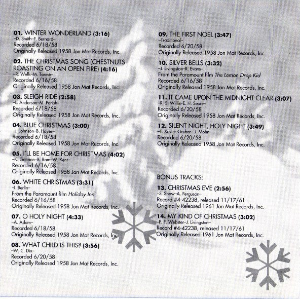 Johnny Mathis With Percy Faith And His Orchestra* : Merry Christmas (CD, Album, RE)