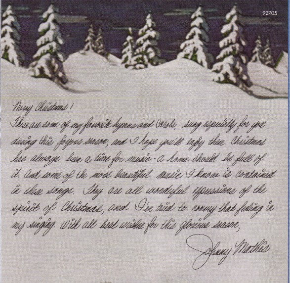 Johnny Mathis With Percy Faith And His Orchestra* : Merry Christmas (CD, Album, RE)