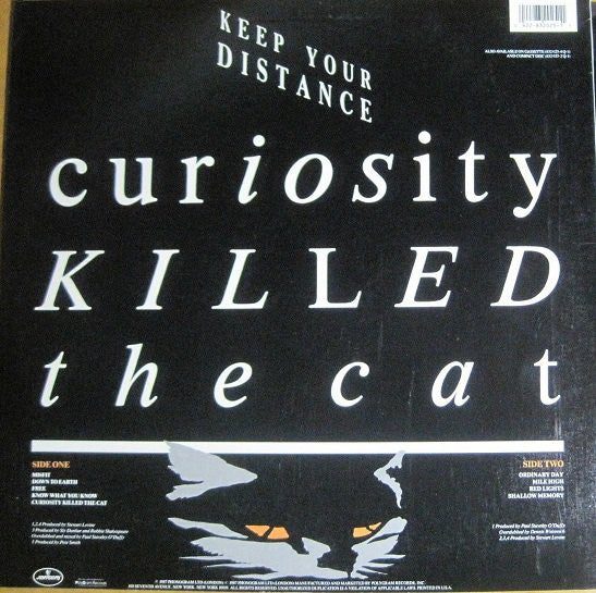 Curiosity Killed The Cat : Keep Your Distance (LP, Album, 49)