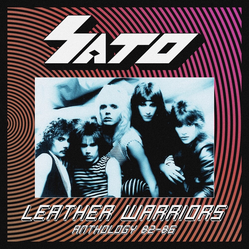 the album cover for Sato - Leather Warriors - Anthology 82/86 [Colored Vinyl]