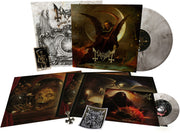 the album cover for Mayhem - Liturgy Of Death [Limited Edition Clear-Black Marbled LP + 7 Inch Box Set]