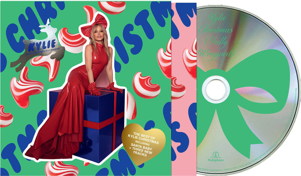the album cover for Kylie Minogue - Kylie Christmas (Fully Wrapped)