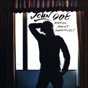 the album cover for John Doe - Forever Hasn't Happened Yet [Clear Vinyl] (Teal) (Aniv)