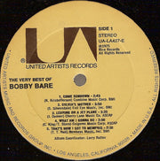 Bobby Bare : The Very Best Of Bobby Bare (LP, Comp)