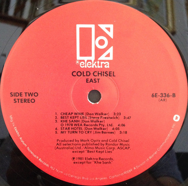 Cold Chisel : East (LP, Album, All)