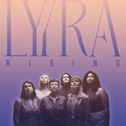 the album cover for Lyyra - Rising