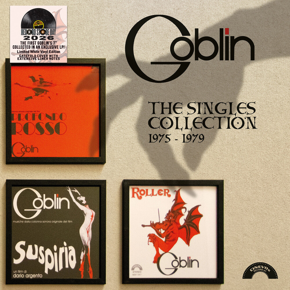 the album cover for Goblin - Singles Collection 1975-1979 [White] [RSD 2026]
