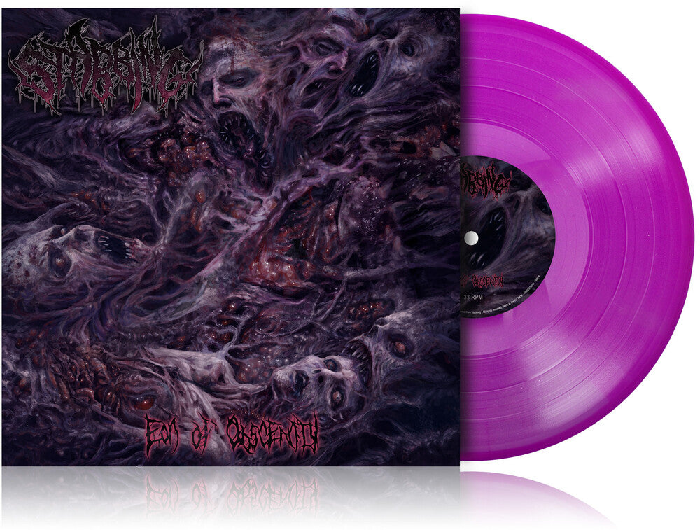 the album cover for Stabbing - Eon Of Obscenity [Violet]