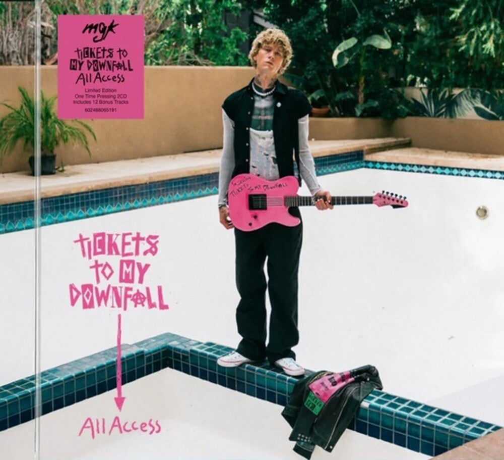 the album cover for mgk - Tickets To My Downfall (all Access)