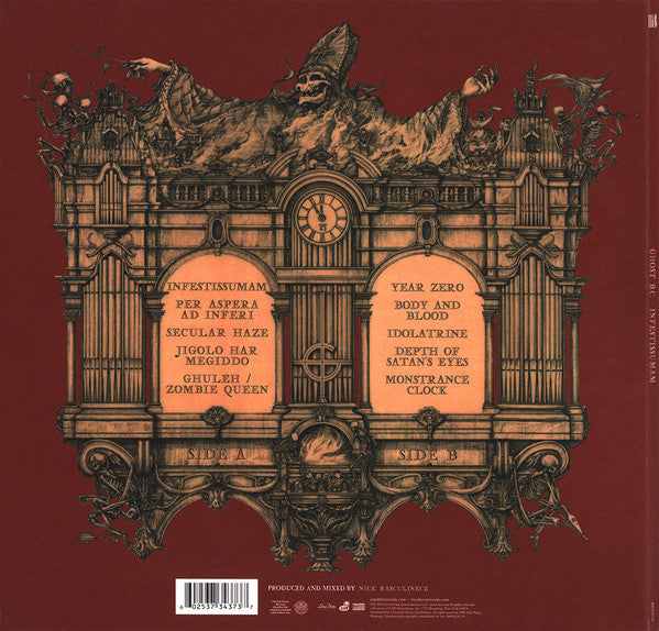 Ghost B.C.* : Infestissumam (LP, Album, Red)