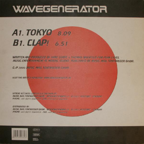 Wavegenerator : Tokyo (12")