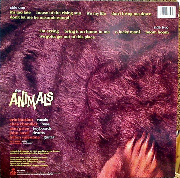 The Animals : Greatest Hits Live! (LP, Album)