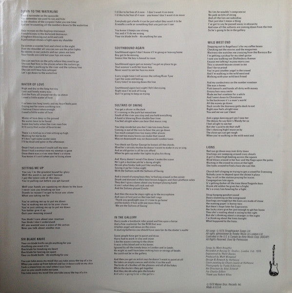 Dire Straits : Dire Straits (LP, Album, RP, SRC)