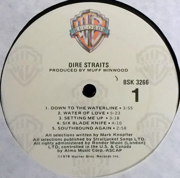 Dire Straits : Dire Straits (LP, Album, RP, SRC)