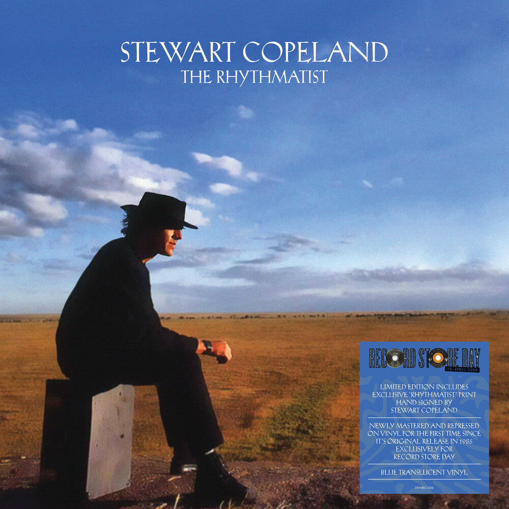 the album cover for Stewart Copeland - Rhythmatist [Translucent Blue] [RSD 2026]