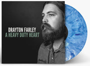 the album cover for Drayton Farley - A Heavy Duty Heart [Indie Exclusive Cookie Monster Blue]