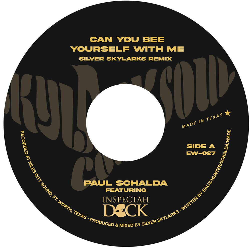 the album cover for Paul Schalda  / Inspectah Deck - Can You See Yourself With Me [Clear Vinyl] (Org)