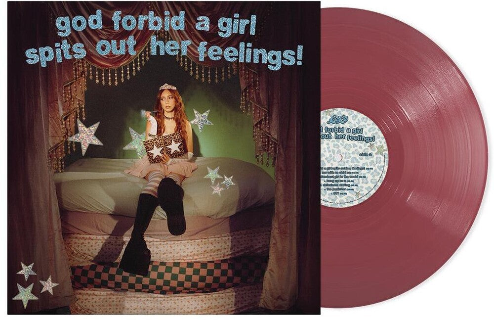 the album cover for LOLO - god forbid a girl spits out her feelings! [Fruit Punch]