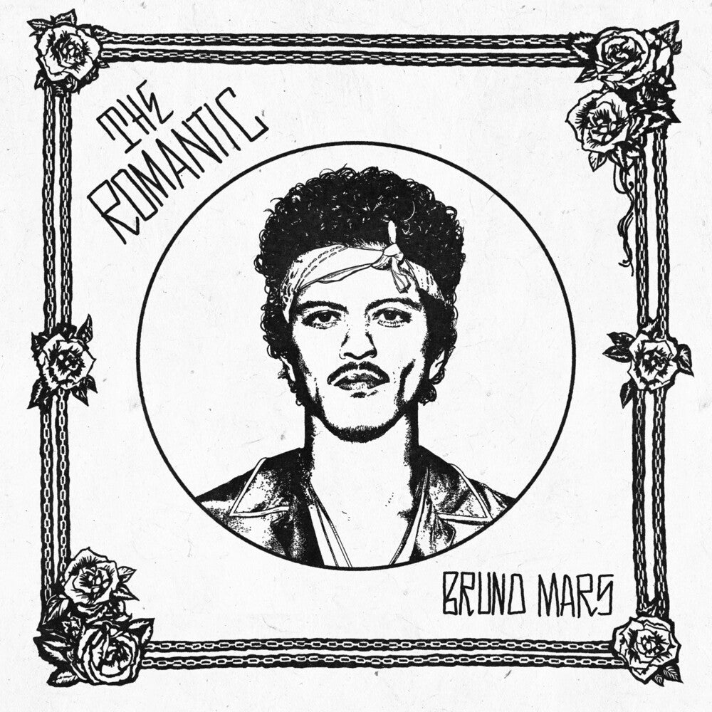 the album cover for Bruno Mars - The Romantic [Indie Exclusive Translucent Red]