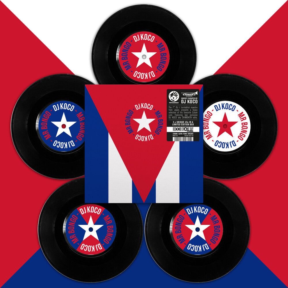 the album cover for Dj Koco Aka Shimokita - Dj Koco Aka Shimokita - Cuban 45 Box [RSD 2026]
