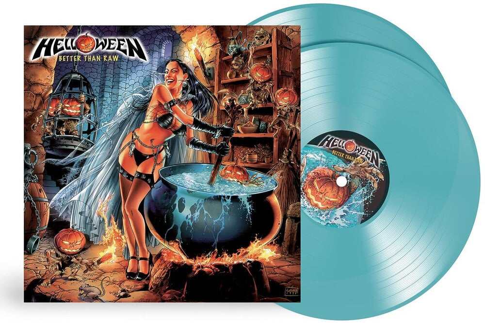 the album cover for Helloween - Better Than Raw
