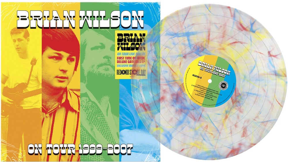 the album cover for Brian Wilson - On Tour (Live) [Colored Vinyl] [RSD 2026]